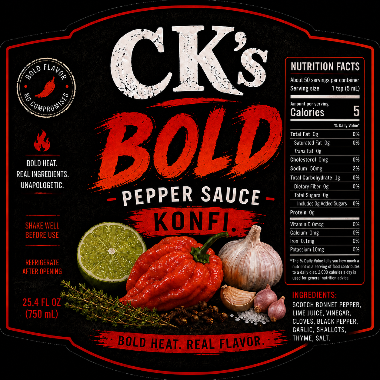 CK’s Bold Piman (hot sauce)